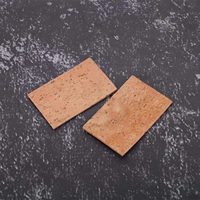 Image of Sax Neck Cork, 2pcs Saxophone Treble/Alto/Euphonium Universal Sheet, Self Adhesive Thin Corkboards for Wind Instruments Clarinet Woodwinds Repair Instrument Accessories, 60x40mm/2.4x1.6in