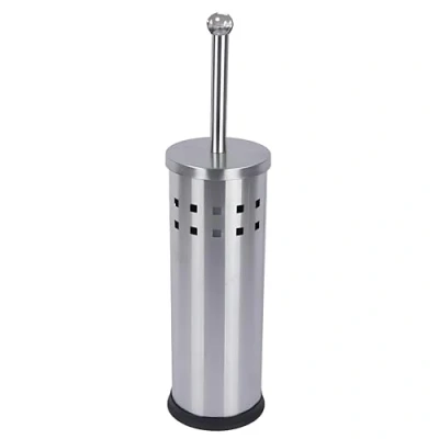 Image of Stainless Steel Toilet Sanitary Brush &amp; Holde Single Janitorial Supplies