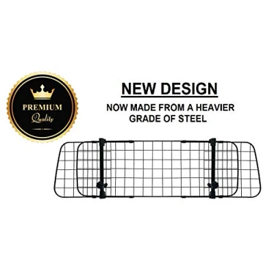 Image of Xtremeauto® Universal Mesh Headrest Dog Guard Barrier Check Sizes Adjustable