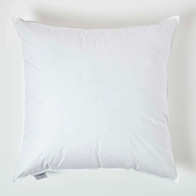 Image of HOMESCAPES Luxury Duck Feather Cushion Inserts 80cm x (32 32) Perfect Bounce Back and Down Proof Cover, Generously Filled Inner Pads Fillers, Hypoallergenic, RDS Certified, Machine Washable