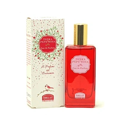 Image of Helan, Tonka &amp; Pepe Rosa Perfume for Women with Vanilla and Pink Pepper, Gifts Women, Ladies Notes of Jasmine Lily, Intense Sensual Womens Made in Italy, 50 ml