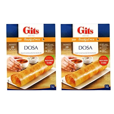 Image of GITS Dosai Mix 500G Instant Breakfast Indian Dosa Origin (Pack of 2)