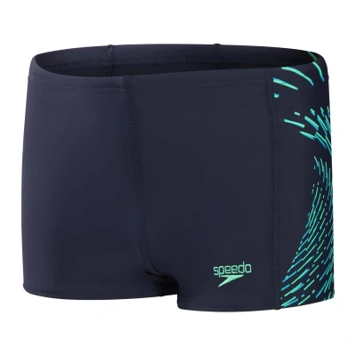 Image of Speedo Boys Boy&#039;s Plastisol Aquashorts in Navy Size 9 10Y