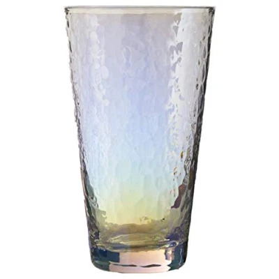 Image of Premier Housewares Cocktail Glasses Hammered Effect Martini 450 ML Drinking Set of 4 Water
