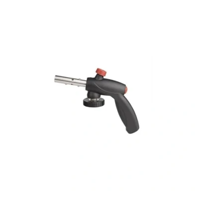 Image of Vogue Pro Clip On Torch Head with Handle and Automatic Ignition, Black, Blowtorch for Cooking, Crème Brulee Head, Compatible Butane Canister K980 (Sold Separately), L792