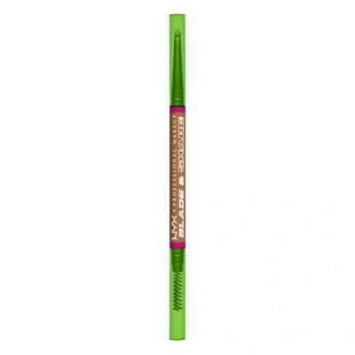 Image of NYX Professional Makeup Eyebrow Pencil, Nano Precision Brows, Smudge Proof Formula, Up to 16H Wear, Blade &amp; Shade, Ash Blonde, 1 count