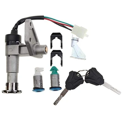 Image of GOOFIT Ignition Switch Key Set Replacement For 125cc 150cc Chinese Scooter Moped