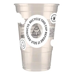 Image of eGreen Printed 2 in 1 Flexy Pint Glass CE Marked (1000 Pack)