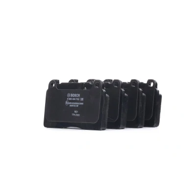 Image of 8R0698151AB, 8R0698151C, 8R0698151D, 8R0698151E, 8R0698151G Brake pad set BOSCH 0 986 494 702 Low Metallic with anti squeak plate AUDI: Q5
