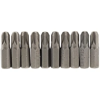Image of Draper PZ Type Insert Bit, 1/4&quot; Hex, 25mm Long, No.3 (Pack of 10)