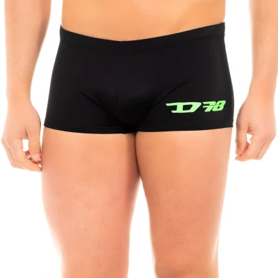 Image of Diesel Mens Boxer swimsuit with inner lining 00SMNR 0NAXK Black Size Medium