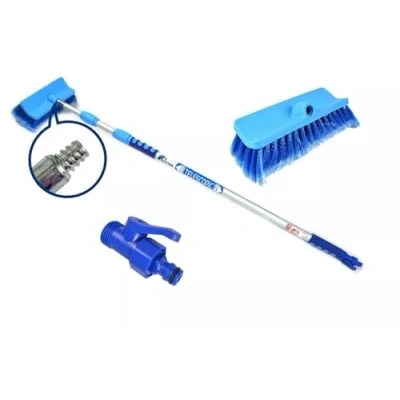 Image of RED STAR 3m Telescopic Aluminum Wash Brush Water Fed Car House Window Home Cleaner New