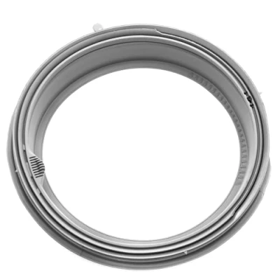 Image of Masterpart Washing Machine Door Seal Grey Rubber Gasket Bellows To Fit Grundig Machines 2466300300