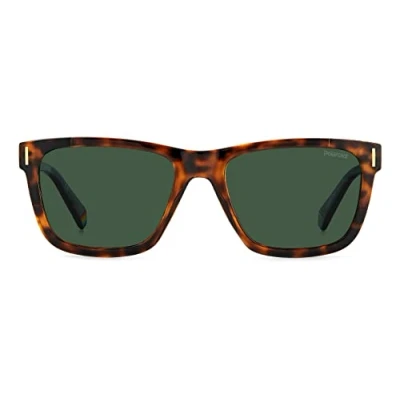 Image of Polaroid Unisex Sunglasses, Size: 54, Havana