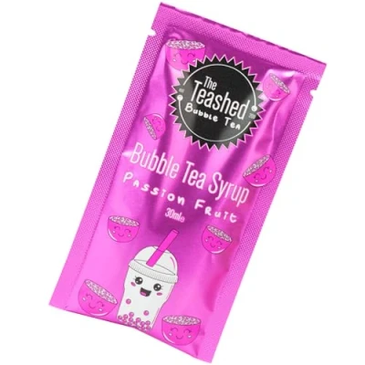 Image of Bubble Tea Syrup Passion Fruit 30ml for 1 Serving Vegan By THE TEASHED