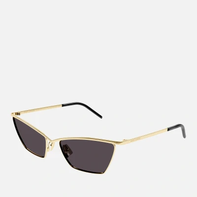 Image of Sunglasses Saint laurent Sl 637 col. 003 Donna Cat eye Oro