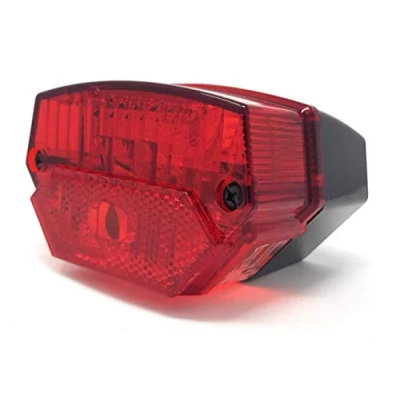 Image of Alchemy Parts Motorbike Stop Tail Rear Light for Monkey Bike Trike Custom Chopper &amp; Quad BLACK