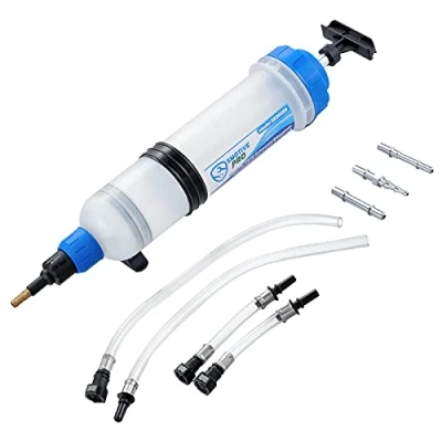 Image of SMOTIVEPRO Fluid Extractor Syringe with Transfer Hose Pump Capacity 1500cc Large Dispenser