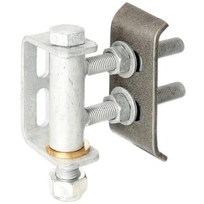 Image of Gah Alberts 411350 Gate Hinge for 180 Opening/Adjustable Levels/Hot Dip Galvanised/for Welding / M16 Max. Load 300 Kg