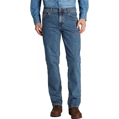 Image of Wrangler Men&#039;s Texas Jeans, Midstone Wash, 30W / 30L