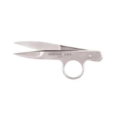 Image of Klein Tools HTC5 Scissors, Threadclip with Spring Action for Automatic Opening, 4 1/2 Inch, Made in USA