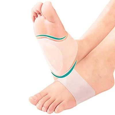 Image of Arch Support Gel Pads for Plantar Fasciitis, Soft Silicone Sleeves with Padded Cushions, Inserts Flat Feet, Fallen Arches, Reduce Foot or Heel Pain Relief ( 2 Pairs )