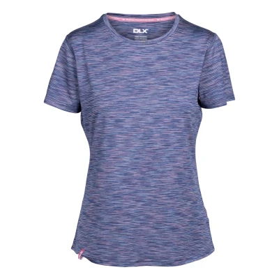 Image of Trespass Womens/Ladies Elkie Stripe DLX Top (Navy) Size Small