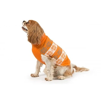 Image of Ancol Nordic Dog Jumper Orange, XS