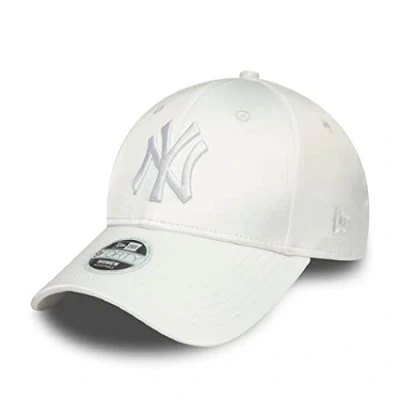 Image of New Era Yorks Yankees MLB Satin White 9Forty Adjustable Women Cap