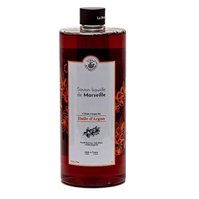 Image of La Maison du Savon de Marseille French Liquid Soap Hand Wash Argan Oil 1 Litre