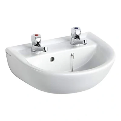 Image of Armitage Shanks E893601 Sandringham 21 450mm 2 Tap Hole Handrinse Washbasin