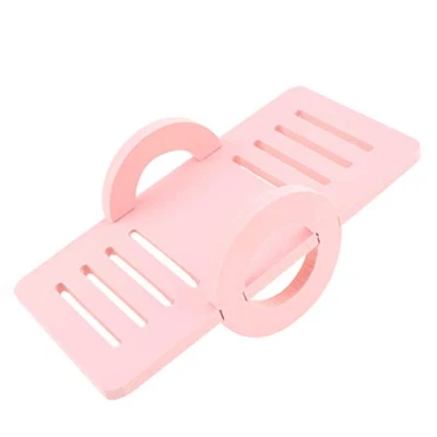 Image of Jiacheng29 Eco Board Mini Seesaw for Hamster Pet Accessories Rat Mouse Small Animal Play House Cage Chew Toy Pink
