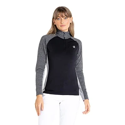 Image of Dare2b Women&#039;s Involved II Stretch Sweater, Black/Ebony, 18