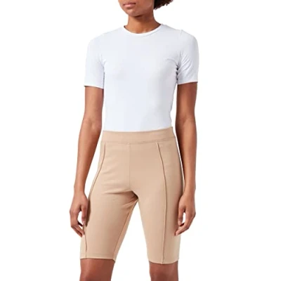 Image of JACK &amp; JONES Women&#039;s JJXX JXOLIVIA HW Stretch Time Shorts SN, Cornstalk, L