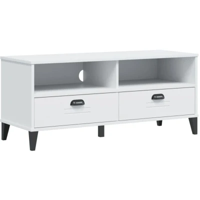 Image of vidaXL TV Cabinet VIKEN White Engineered Wood