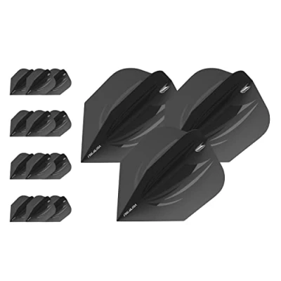 Image of Target Darts 5 x Sets of ID Pro. Ultra Black No.6 Dart Flights 15 in total