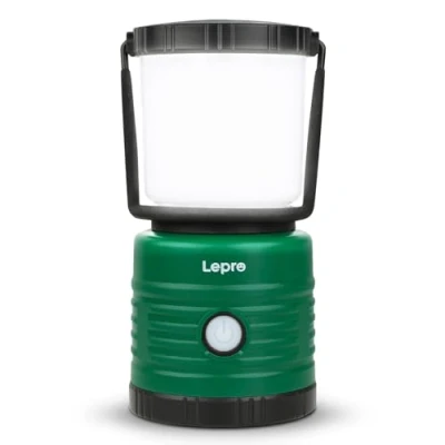 Image of Lepro Battery Camping Lantern, 1500 Lumen Light Powered, Dimmable Warm White and Daylight Modes, Lantern for Power Cuts, Emergency Lighting, Fishing, Hiking, Storm More