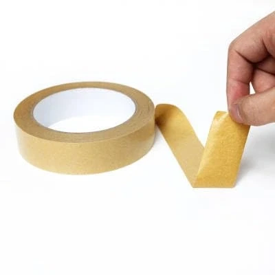 Image of GATG Kraft Paper Christmas Packing Tape 24mm x 50m or 48mm Eco Friendly, Recyclable, Biodegradable for Presents &amp; Moving House Boxes, Strong, Heavy Duty (3 rolls 50m)