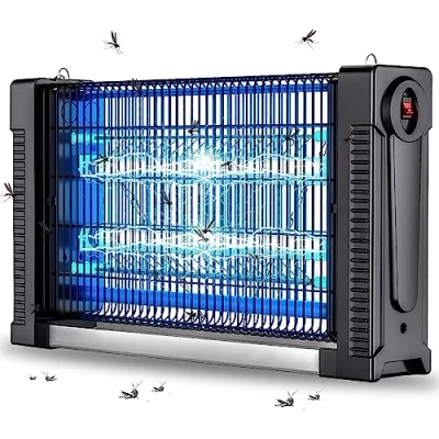 Image of EUQQZU Fly Zapper, 2500V Electric Fruit Trap Insect Killer, 20W UV Light Catcher Indoor, Commercial Zapper Killer Mosquito Bug for Home, Restaurant, Office, Factory