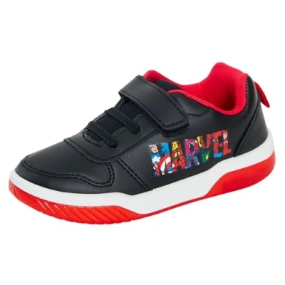 Image of Marvel Comics Boys Trainers EU 25 / UK 8 Child Black