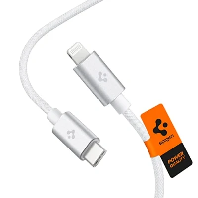 Image of Spigen ArcWire 2m USB C to Lightning Cable [Apple MFi Certified] PD Charger Fast Charging Compatible With iPhone 14 13 12 Plus Pro Max Mini 11 SE 2020 X XS XR 8 iPad Air AirPods
