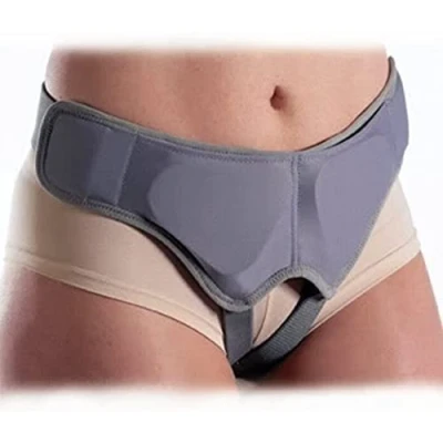 Image of Professional Inguinal Hernia Belt Abdominal Support Truss Brace Single/Double Pain Relief Recovery Removable Pads Post &amp; Pre Surgery For Men and Women (SMALL)