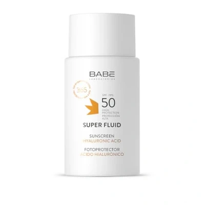 Image of Laboratorios Babé Super Fluid photo protection SPF 50 sun waterproof all skin types aging ml
