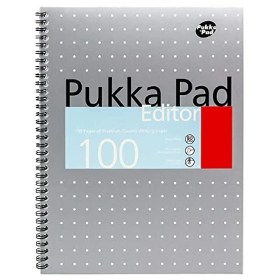 Image of Pukka Editor Pad A4 80gsm Ruled with Margin Perforated 100 Pages Color: none
