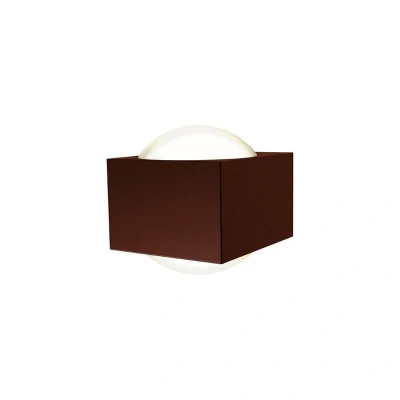 Image of Ansell Misano Square IP65 Bi Directional Wall Light 4000K Rust