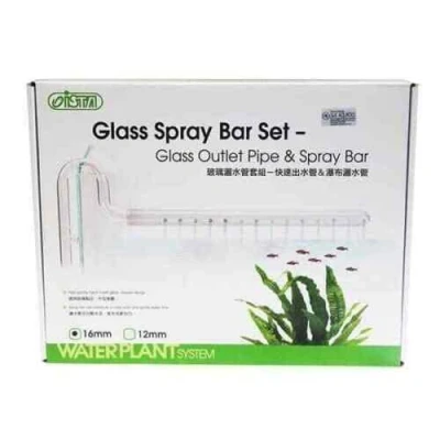 Image of Ista Glass Inflow and Outflow Spray Bar Set Planted Aquarium CO2 Aquascape (12/16mm)