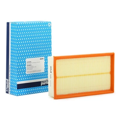 Image of 1444QQ, 1444RN, 1444RP Air Filter PURFLUX A1275 88mm 168mm 278mm Insert DS: DS4 / Crossback, PEUGEOT: RCZ Coupe, CITROËN: C4 II Hatchback