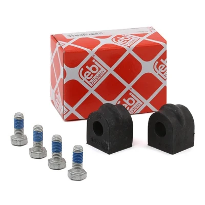 Image of 2013200147, A2013200147 Repair Kit, stabilizer suspension FEBI BILSTEIN 02524 Rear Axle with screw set MERCEDES BENZ: W124 Saloon, 190, Coupe
