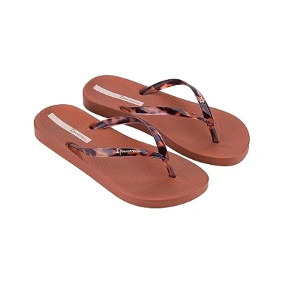 Image of Ipanema Women&#039;s Anat Connect Fem Flip Flop, Light Brown, 9 UK