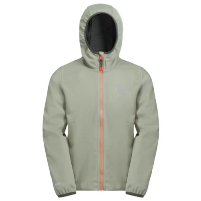 Image of Jack Wolfskin Boy&#039;s Feldberg Hooded JKT K Softshell Jacket, Mint Leaf, 128